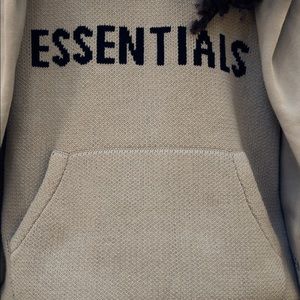 FOG Essentials knit hoodie